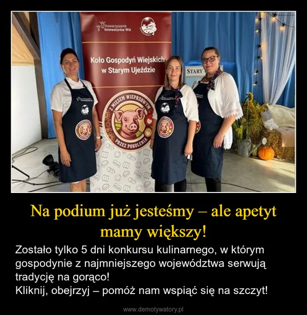
    Na podium już jesteśmy – ale apetyt mamy większy!