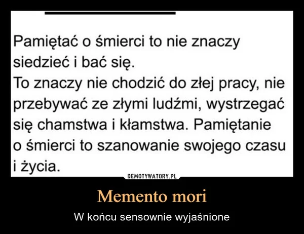 
    Memento mori