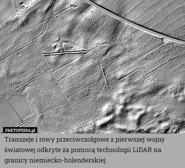 
    Transzeje i rowy przeciwczołgowe z pierwszej wojny światowej odkryte za