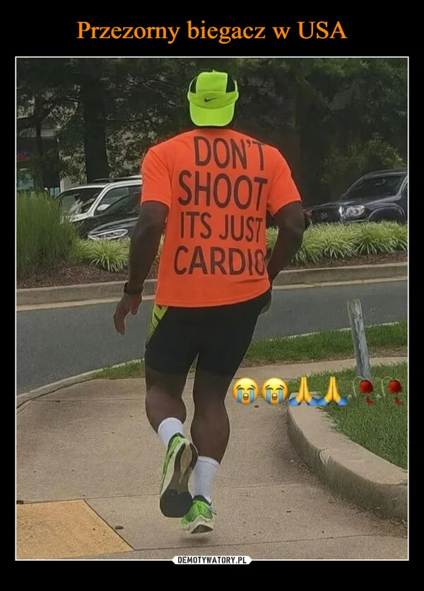 
    Przezorny biegacz w USA