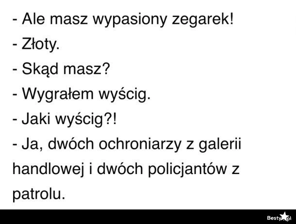 
    Wypasiony zegarek 