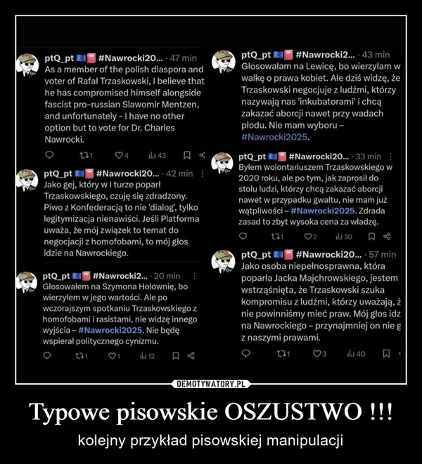 
    Typowe pisowskie OSZUSTWO !!!