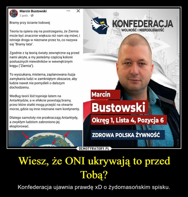 
    Wiesz, że ONI ukrywają to przed Tobą?