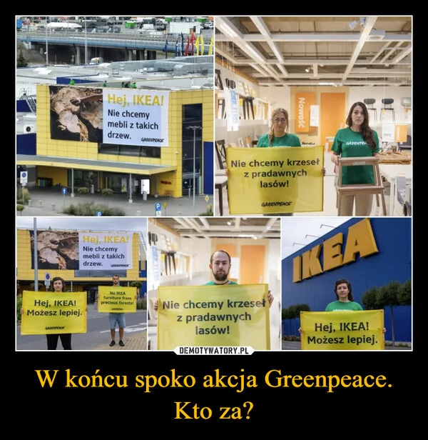 
    W końcu spoko akcja Greenpeace. Kto za?