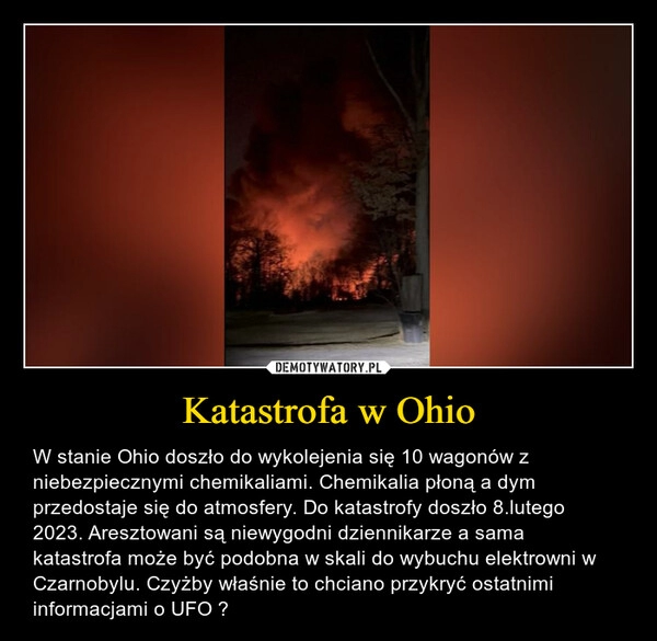 
    Katastrofa w Ohio