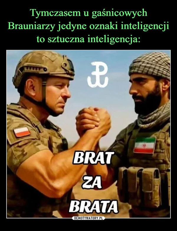 
    Tymczasem u gaśnicowych Brauniarzy jedyne oznaki inteligencji to sztuczna inteligencja: