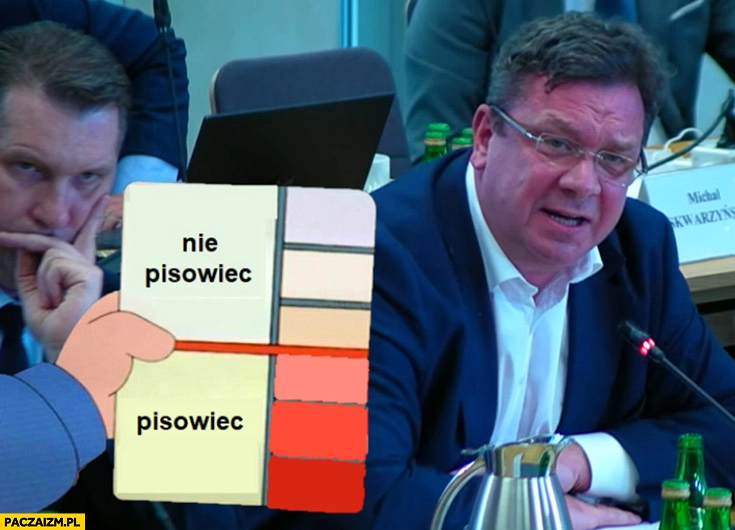 
    Michał Wójcik czerwona twarz morda skala pisowiec nie pisowiec