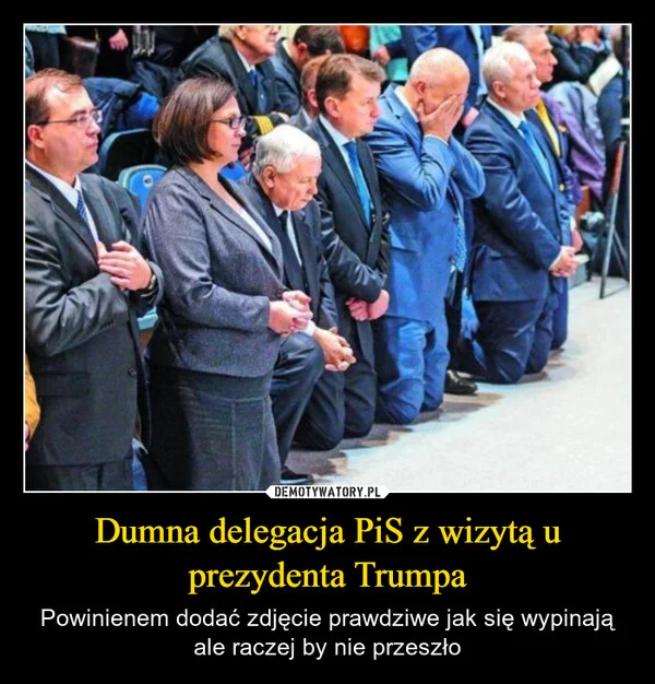 
    Dumna delegacja PiS z wizytą u prezydenta Trumpa