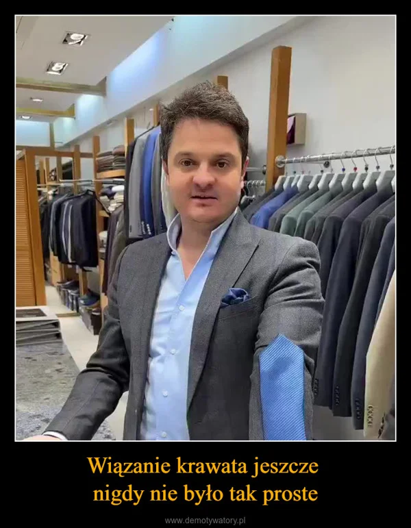 
    Wiązanie krawata jeszcze nigdy nie było tak proste