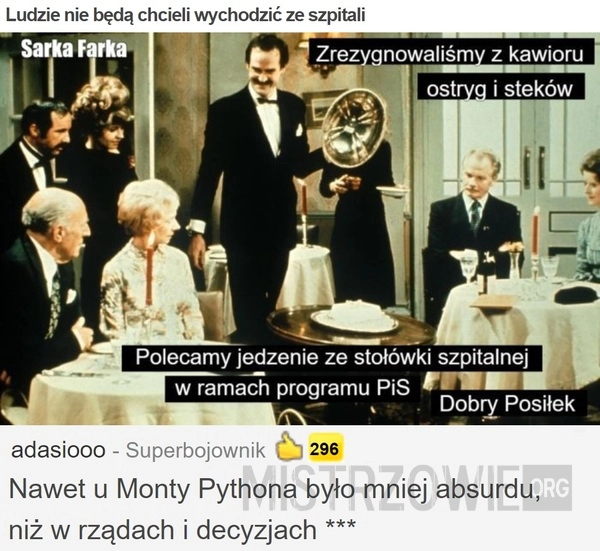 
    Ludzie nie będą chcieli wychodzić ze szpitali