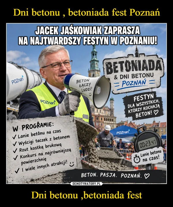 Dni betonu , betoniada fest Poznań Dni betonu ,betoniada fest