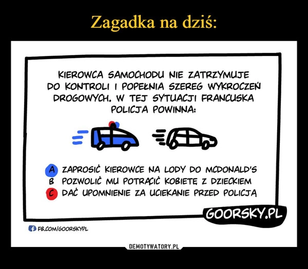 
    Zagadka na dziś: