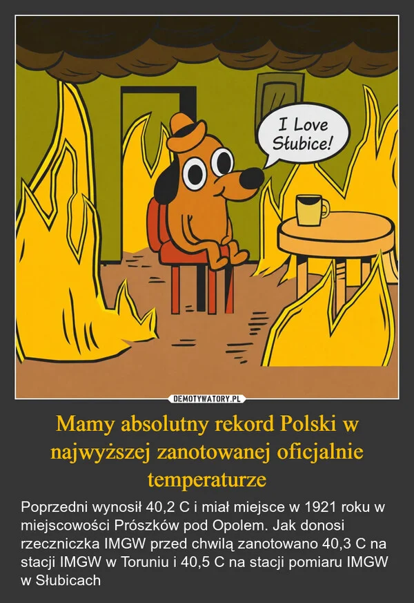 
    Mamy absolutny rekord Polski w najwyższej zanotowanej oficjalnie temperaturze