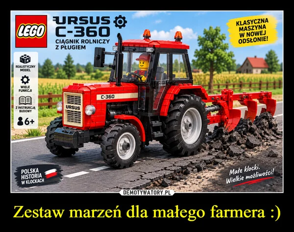 
    Zestaw marzeń dla małego farmera :)