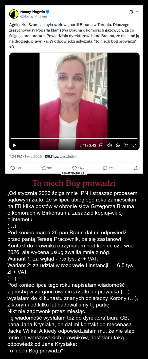 
    To niech Bóg prowadzi