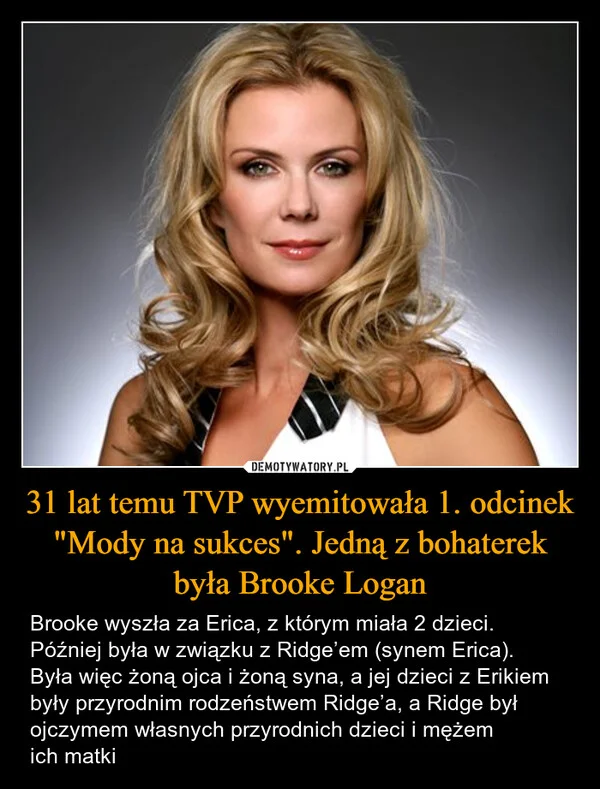
    31 lat temu TVP wyemitowała 1. odcinek 