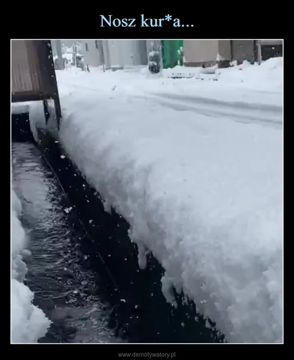 Nosz kur*a...