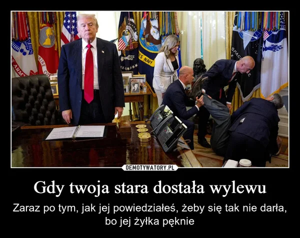 
    Gdy twoja stara dostała wylewu