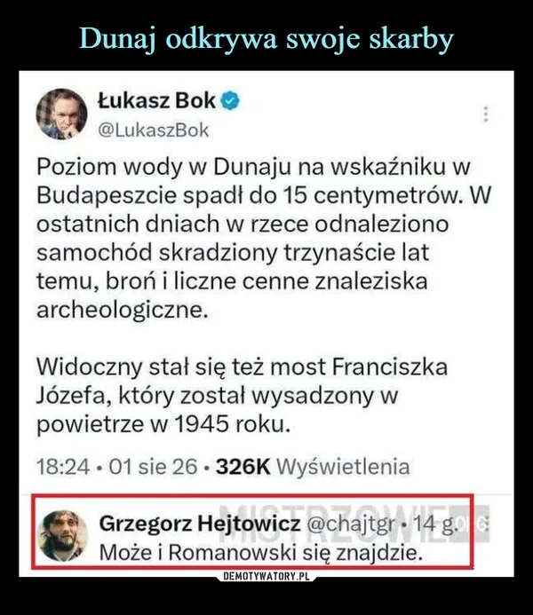 
    Dunaj odkrywa swoje skarby