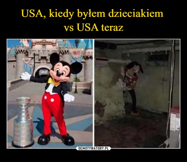 
    USA, kiedy byłem dzieciakiem vs USA teraz