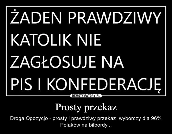 
    Prosty przekaz