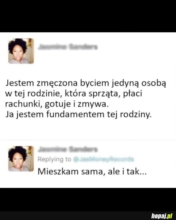 
    Jestem zmęczona