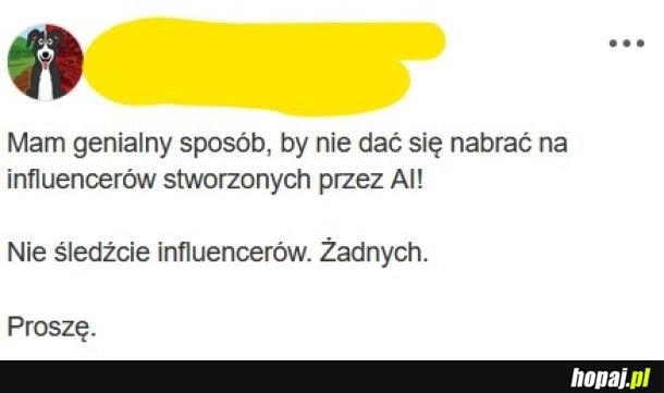 
    No chyba, że mnie.