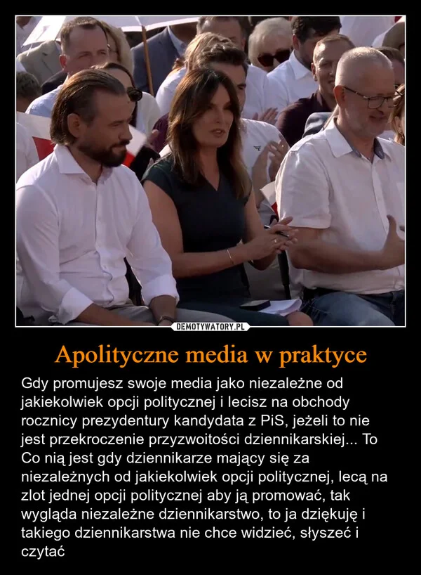 
    Apolityczne media w praktyce