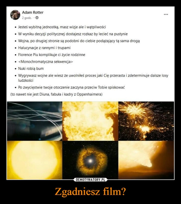 
    Zgadniesz film?