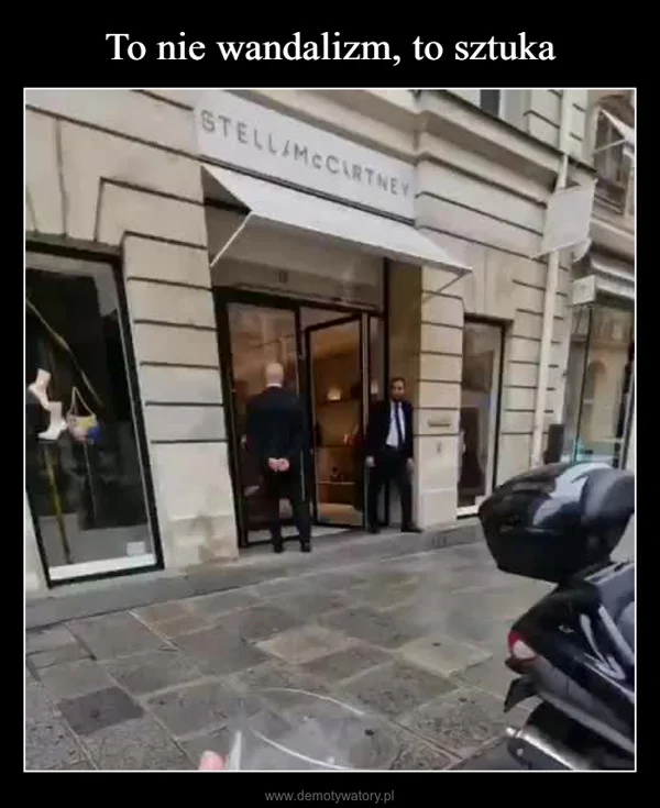 
    To nie wandalizm, to sztuka