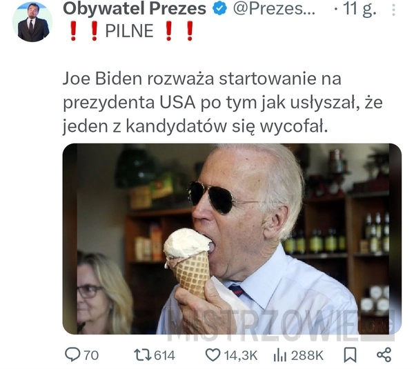 
    Biden znów kandyduje