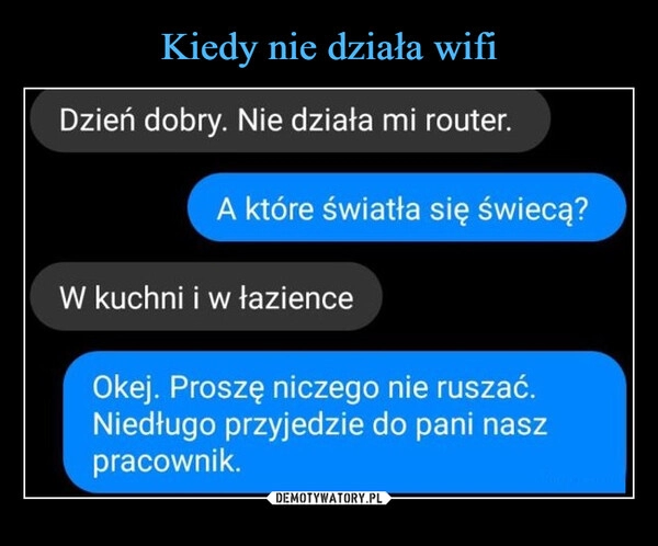 
    Kiedy nie działa wifi