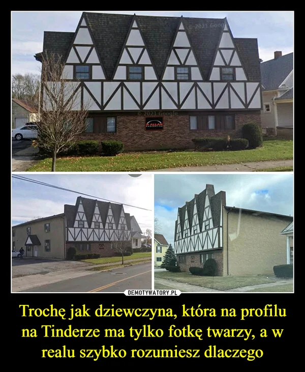 
    Trochę jak dziewczyna, która na profilu na Tinderze ma tylko fotkę twarzy, a w realu szybko rozumiesz dlaczego