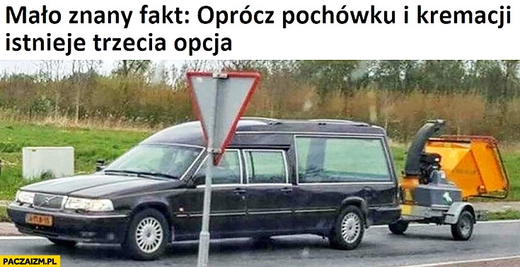 
    Mało znany fakt oprócz pochówku i kremacji istnieje trzecia opcja karawana
