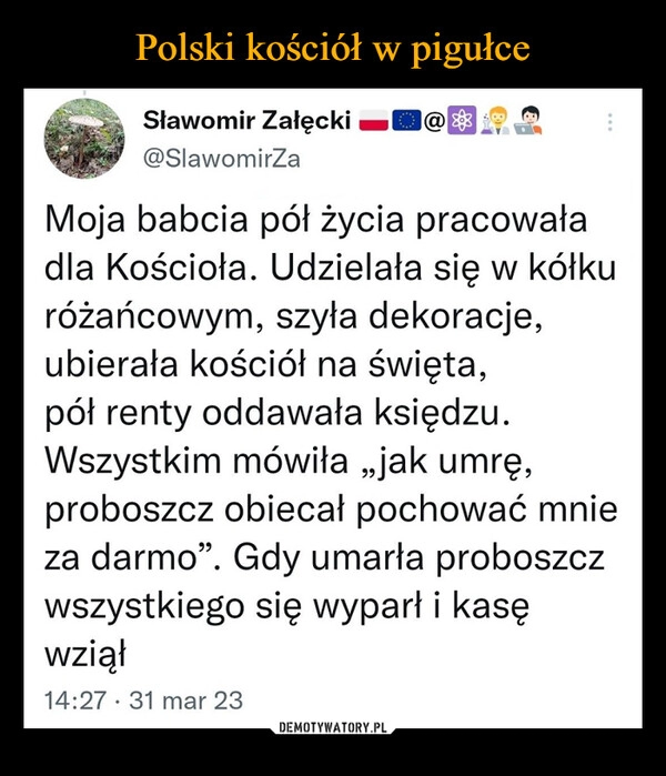 
    Polski kościół w pigułce