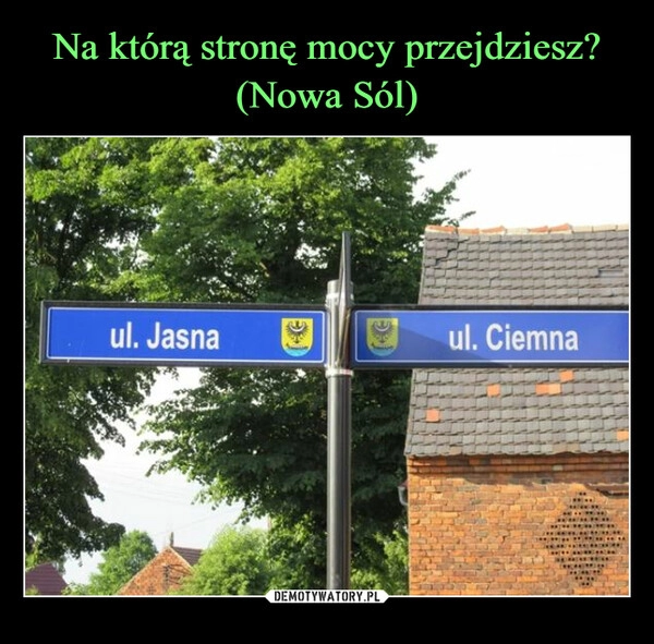 
    Na którą stronę mocy przejdziesz? (Nowa Sól) 