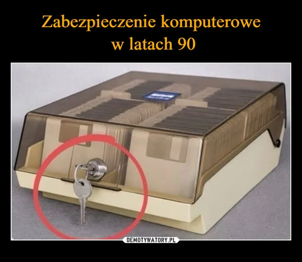 
    Zabezpieczenie komputerowe w latach 90