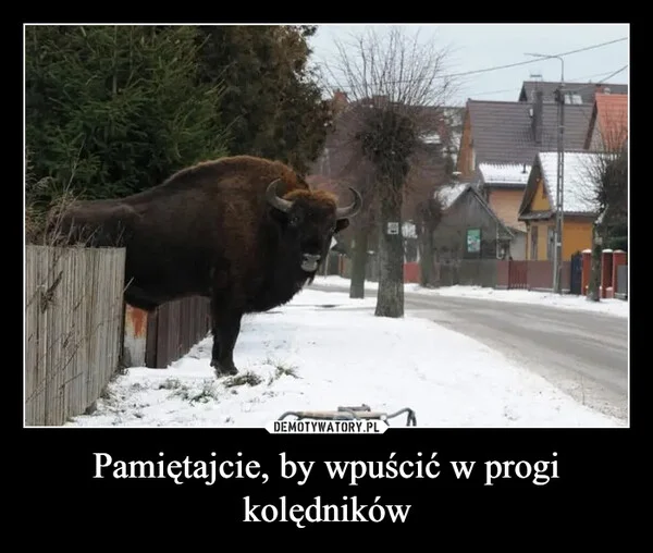 
    Pamiętajcie, by wpuścić w progi kolędników