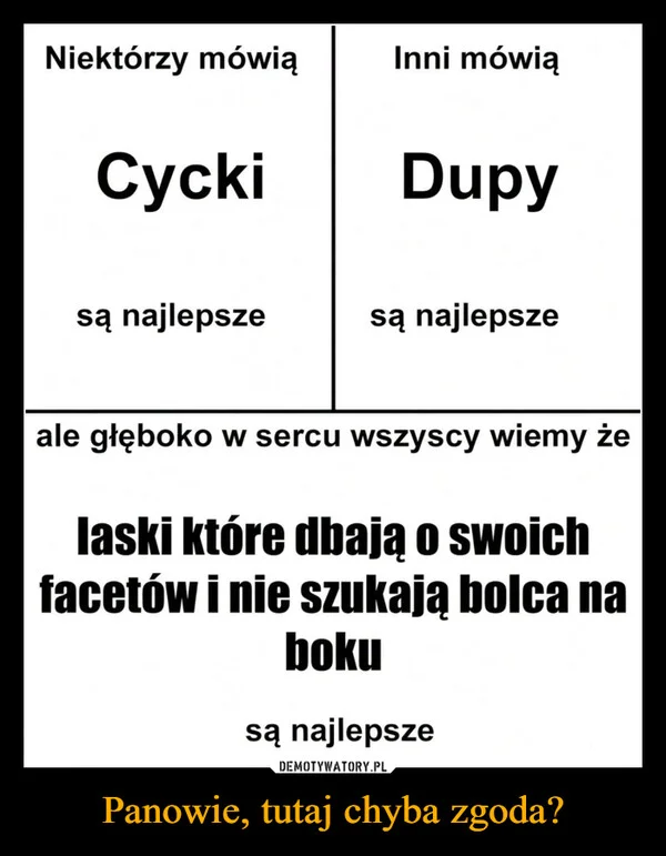 
    Panowie, tutaj chyba zgoda?