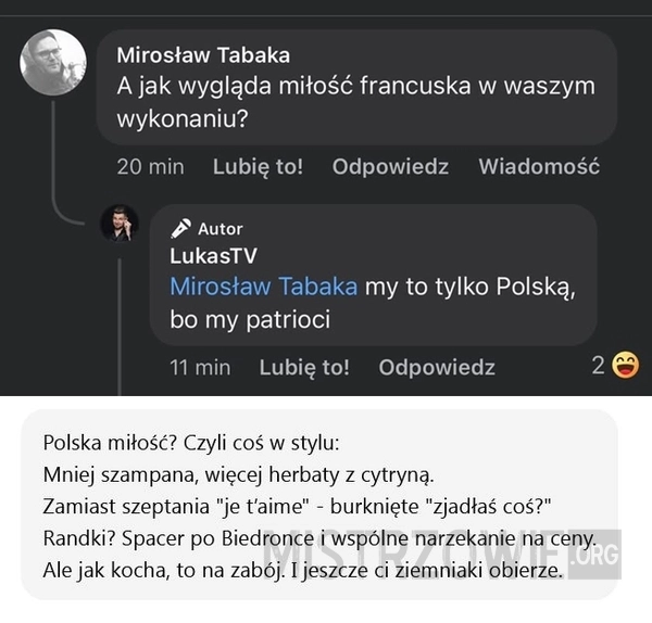 
    Miłość po polsku