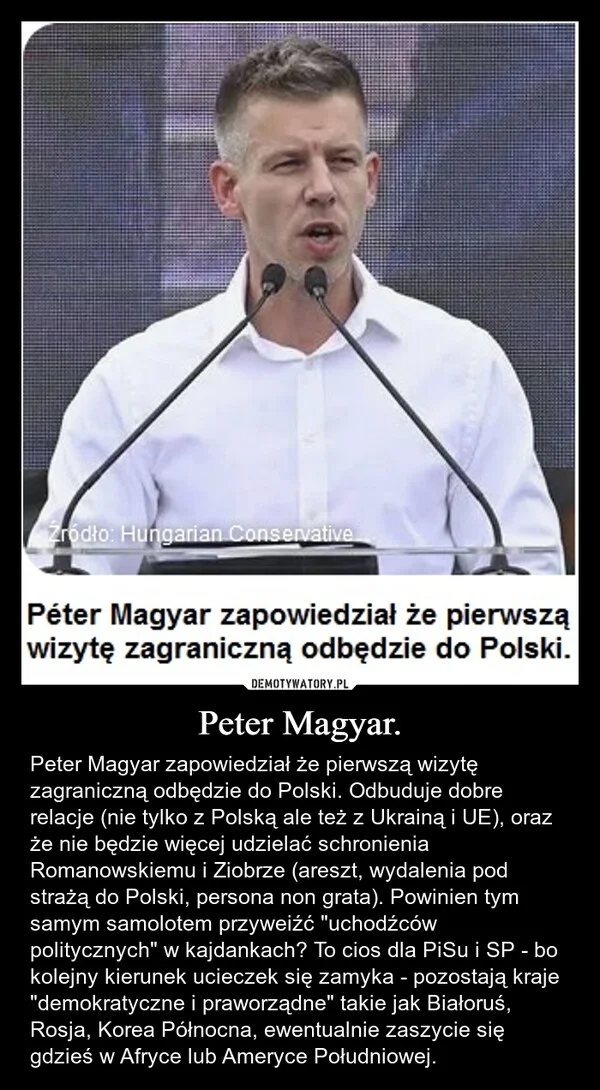 
    Peter Magyar.