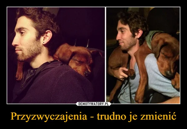 
    Przyzwyczajenia - trudno je zmienić
