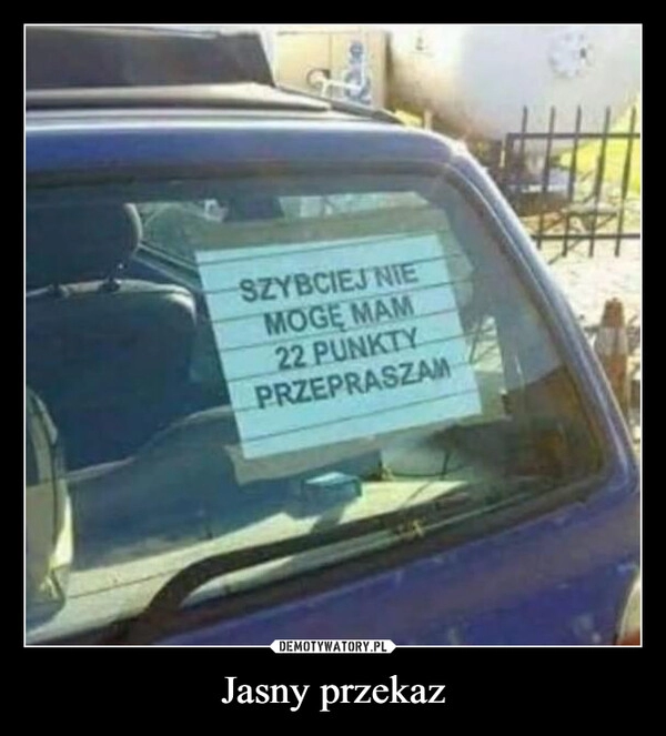 
    Jasny przekaz