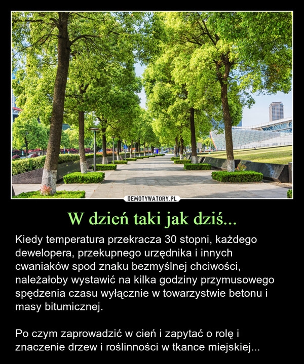 
    W dzień taki jak dziś...