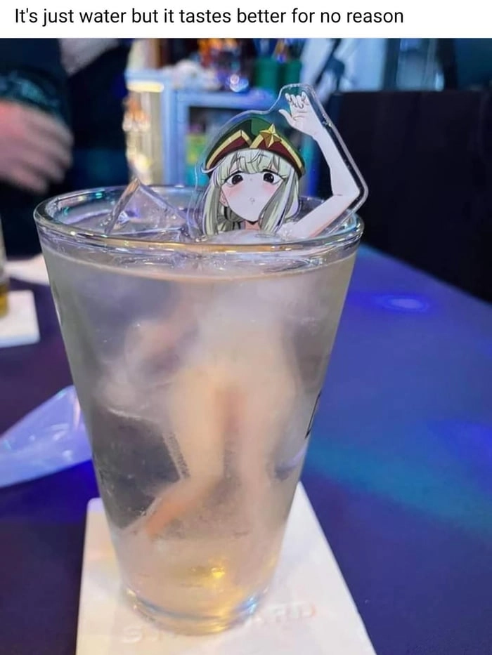 
    It's magic water, and tastes sweet.