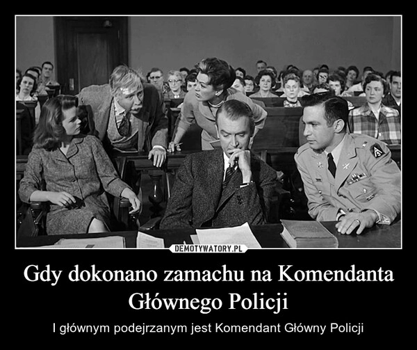 
    
Gdy dokonano zamachu na Komendanta Głównego Policji 