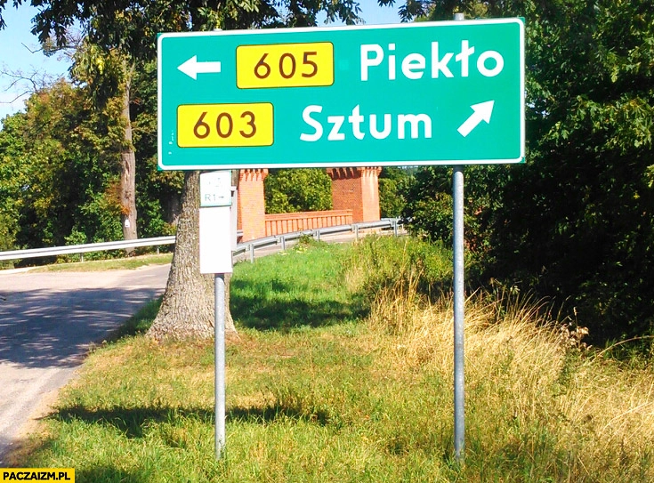 
    Piekło sztum tablica miejscowości