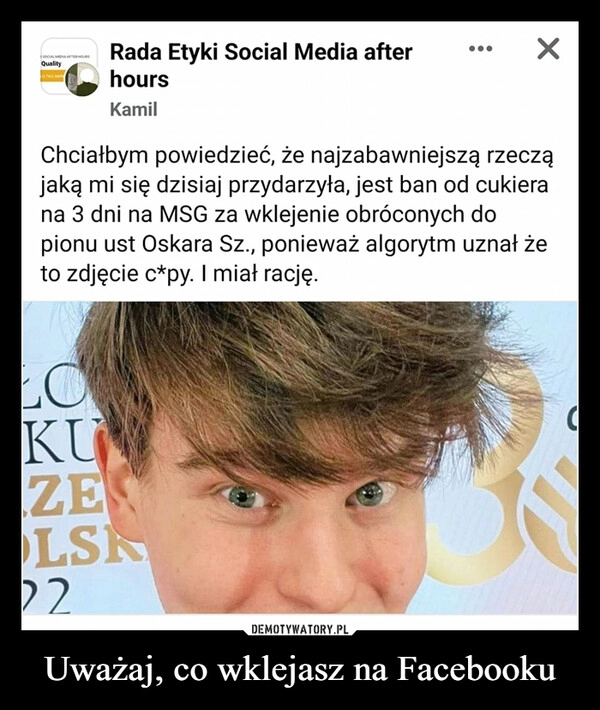 
    Uważaj, co wklejasz na Facebooku