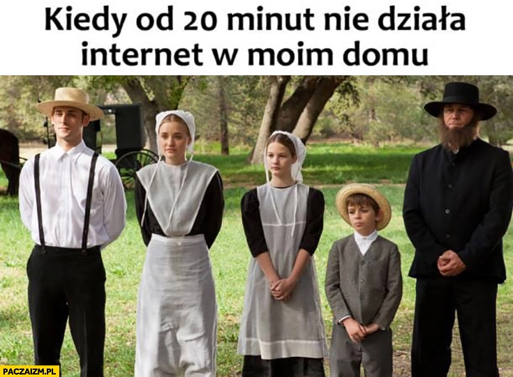 
    Kiedy od 20 minut nie działa internet w moim domu