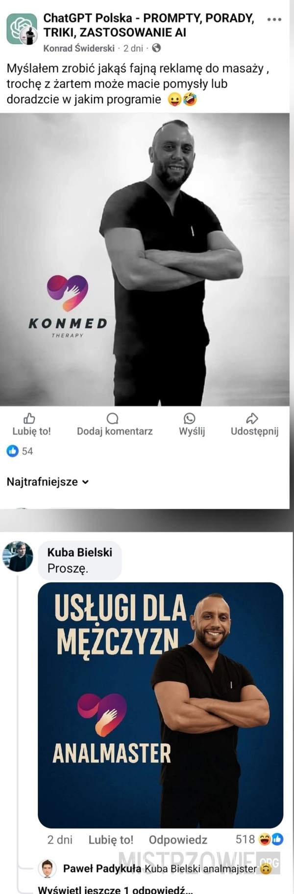 
    Poprosił grupę AI o zrobienie reklamy.....